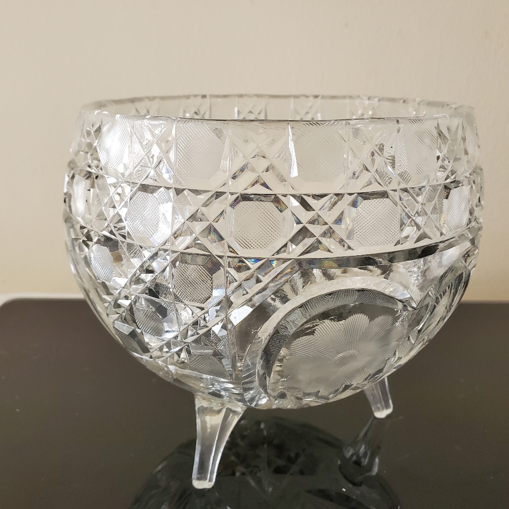Gorgeous Footed Antique Bowl